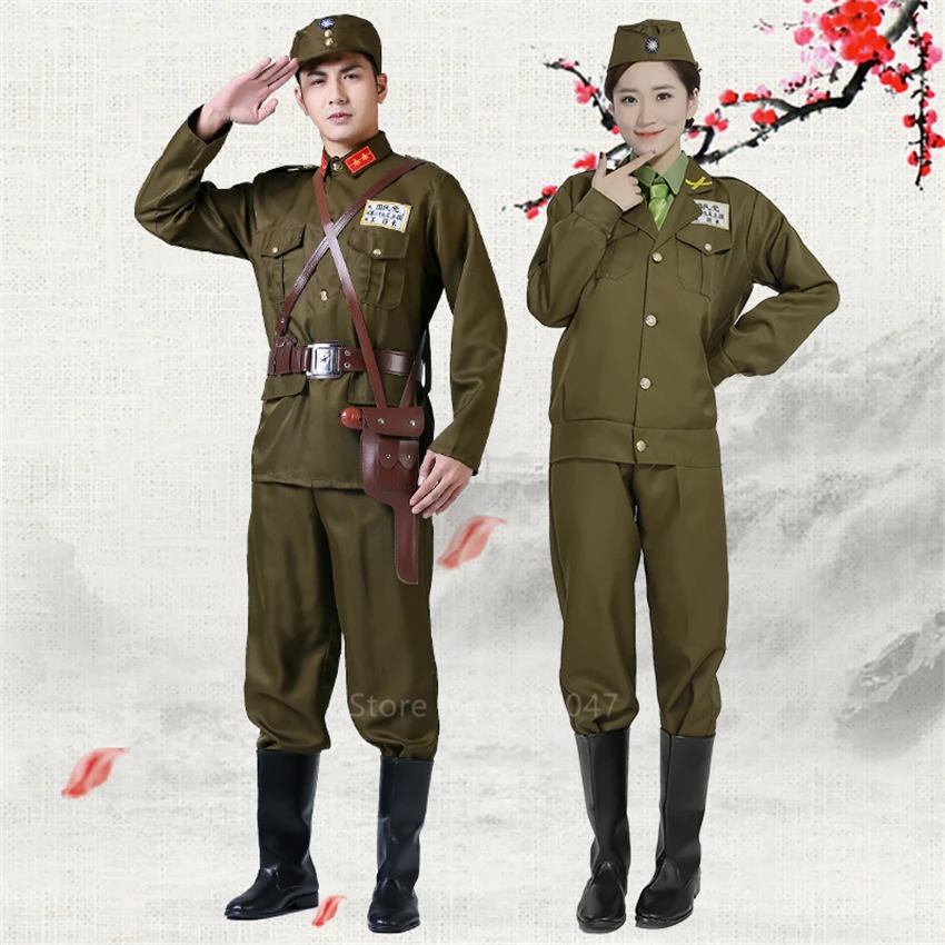 Военная форма для выступлений на сцене в китайском стиле солдат японский