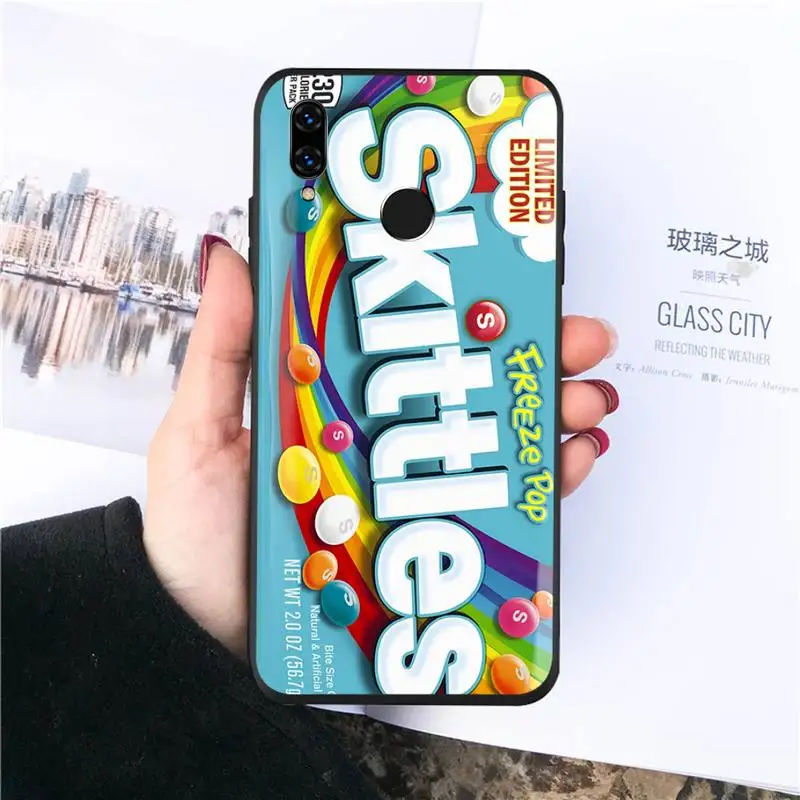 

Skittles Sweet Sour Fruit Candies Phone Case For huawei honor 10i 10 lite 8x 9x 20 30 v30 pro mate 20 30 40 lite pro cover