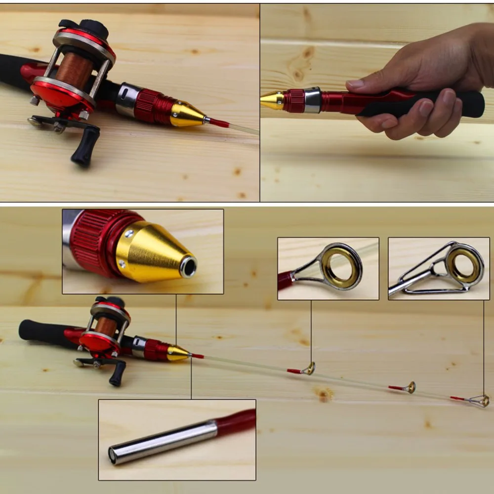 Портативная удочка для ловли креветок зимней подледной рыбалки мини