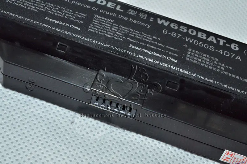 Оригинальный аккумулятор JIGU для ноутбука 6-87-W650S-4D4A2 Аккумулятор CLEVO W655SB W650RZ W650SR