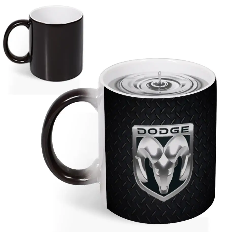 Кружка dodge 2021 волшебная керамическая кружка для кофе воды детские чашки