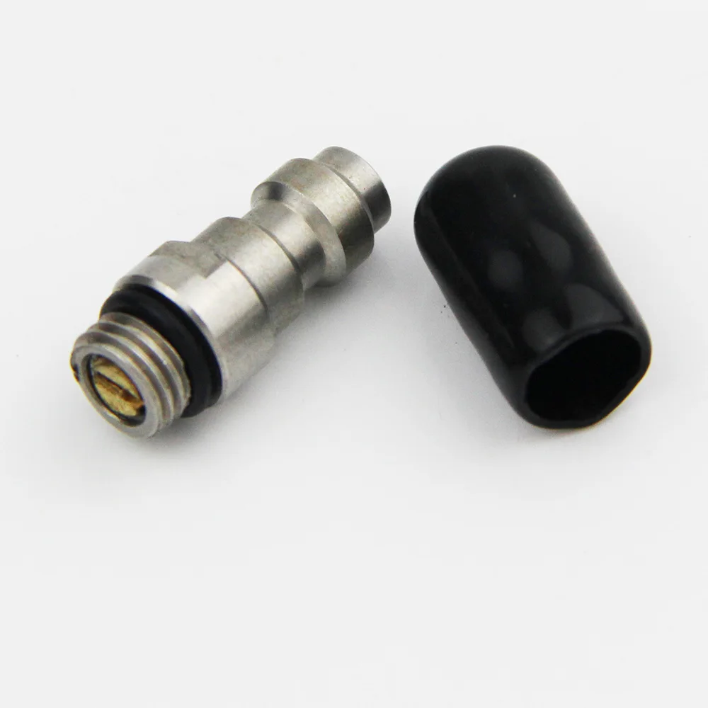 New Hot QD Male M10X1 BSPP1/8 NPT1/8 Paintball PCP Charging Fill Fitting 8mm Copper Quick Disconnect Rated to 300 bar/4500PSI