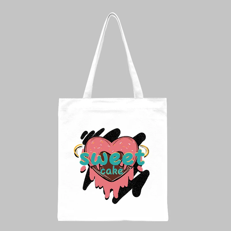 

Women Shopper Bag Eco-friendly High Capacity Canvas Tote Bag Grocery Eco Bags Women Reusable Handbag for Shopper