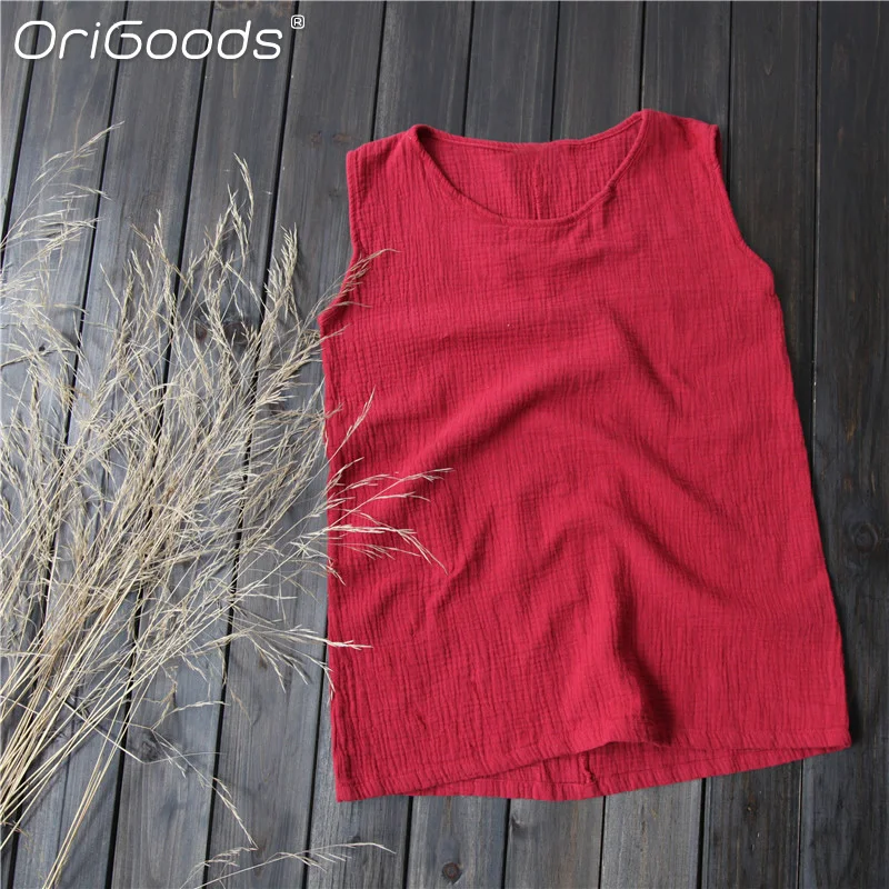 Женская хлопковая майка с круглым вырезом без рукавов|tank top loose|womens tank tops loosewomen |