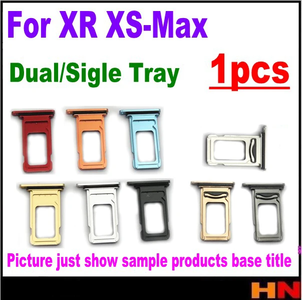 Разъем для чтения двух SIM-карт 1 шт. разъем лоток держатель слот модуль iPhone XS Max XR