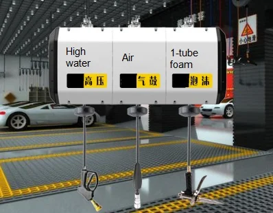 3 комбинированных бака композитная коробка автомобильной катушки шланга воды