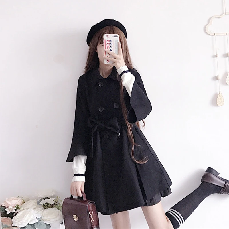 2020 новое осеннее и зимнее модное корейское свободное ТРАПЕЦИЕВИДНОЕ пончо с