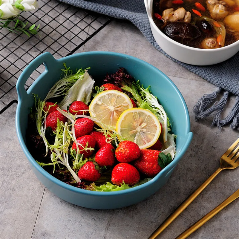 Большая японская креативная миска для супа лапши десерта домашняя тарелка