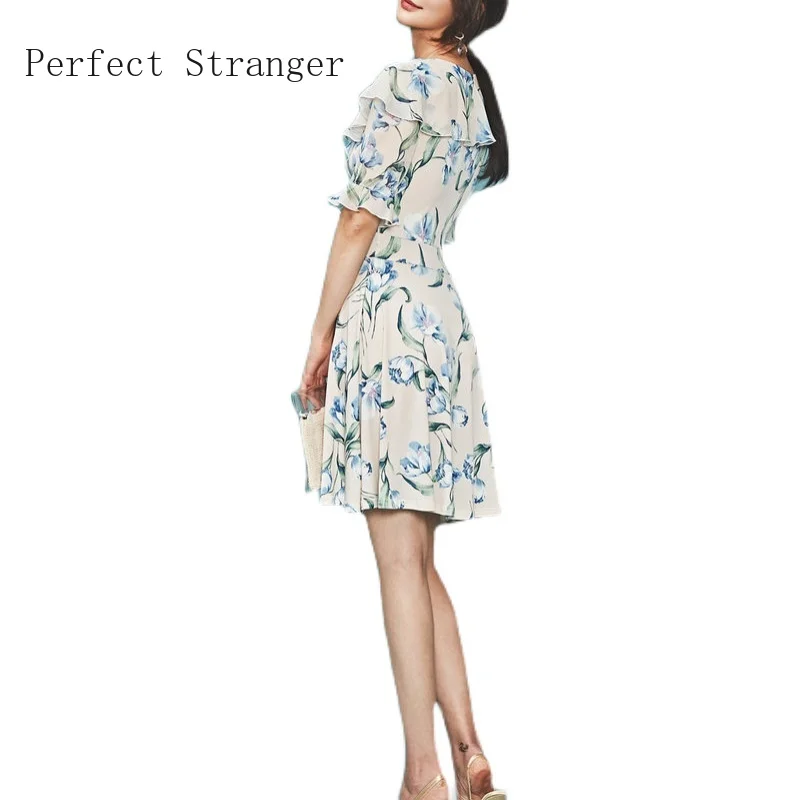

sexy women Mini dress V Collar Short Sleeve Dress Package buttocks Female Dress 2021 Summer