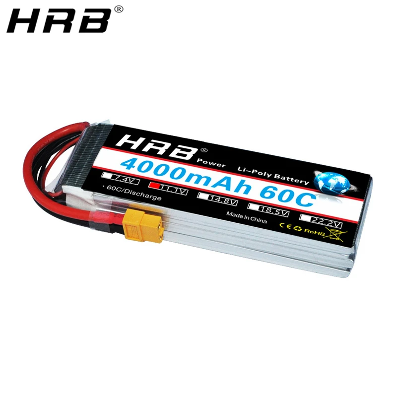 батарея hrb 3s 111 в lipo батарея 4000 мач xt60 xt90 t de