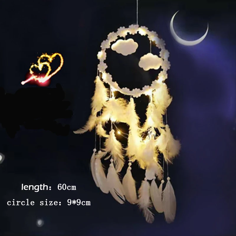 1 шт. Рождественский фонарь Ловец снов креативный светильник гирлянда фиолетовое