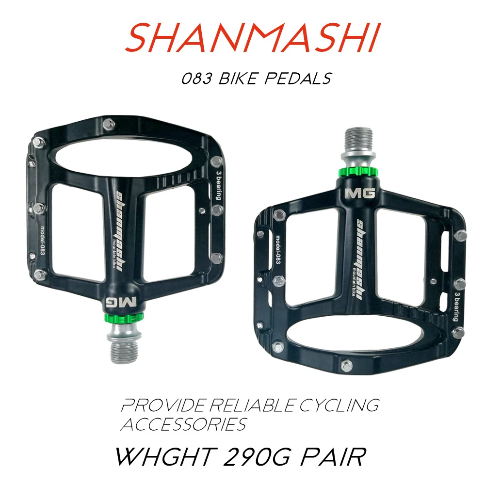 SHANMASHI 3 подшипника велосипедная педаль противоскользящая Ультралегкая CNC MTB