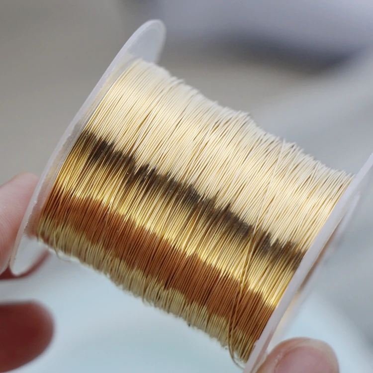 Icnway 1 м много импортных 14K золотые полые светлые полу-жесткие проволоки DIY