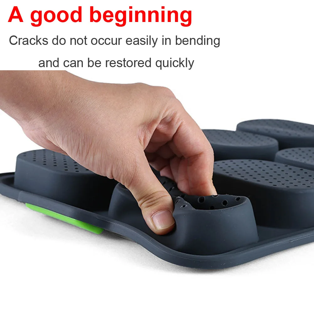 

8 Cavity Bread Mold Silicone Baking Toast Moulds Home Cake Food Grade French Bread Biscuit Molds Nonstick Homemade DIY Tools