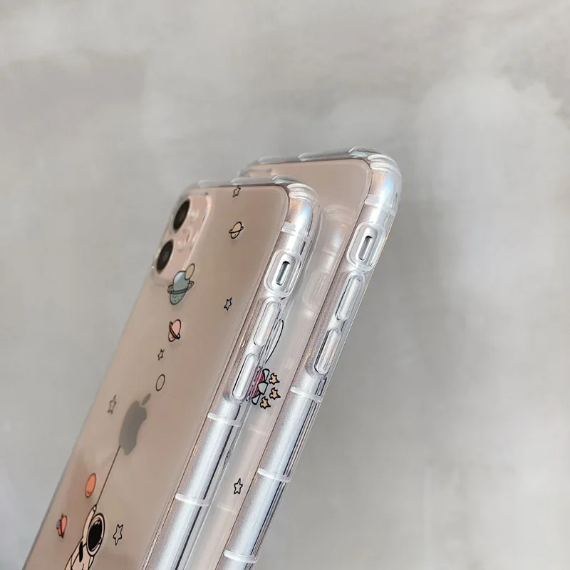 

Creative Silicone lens protective Phone Case For iPhone 11 12 Pro Max 12 Mini Cases iphone XR XS X 7 8 6 Plus Soft Back Cover