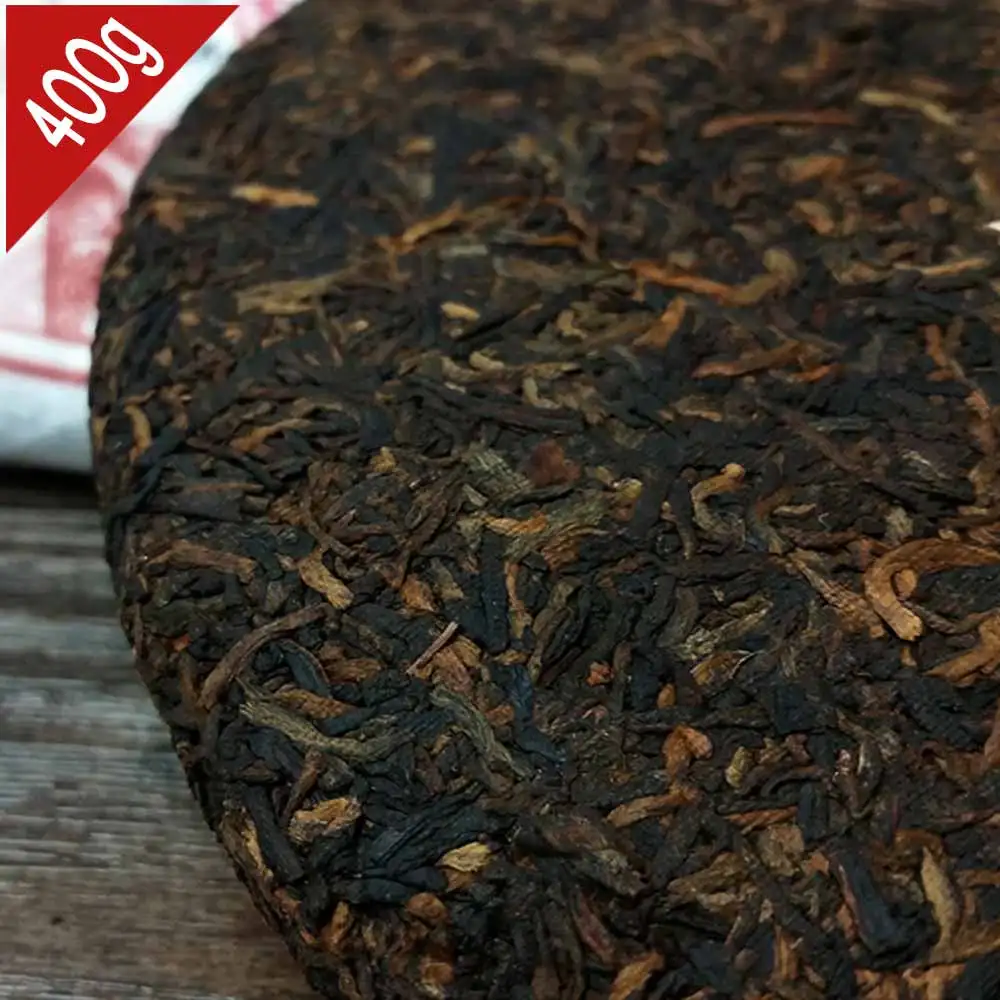 чай пуэр 2014 год Yr SHUANG TIAN transparent Pur-erh 400 г Mengku Shu послевкусие сладкий золотой бутон |