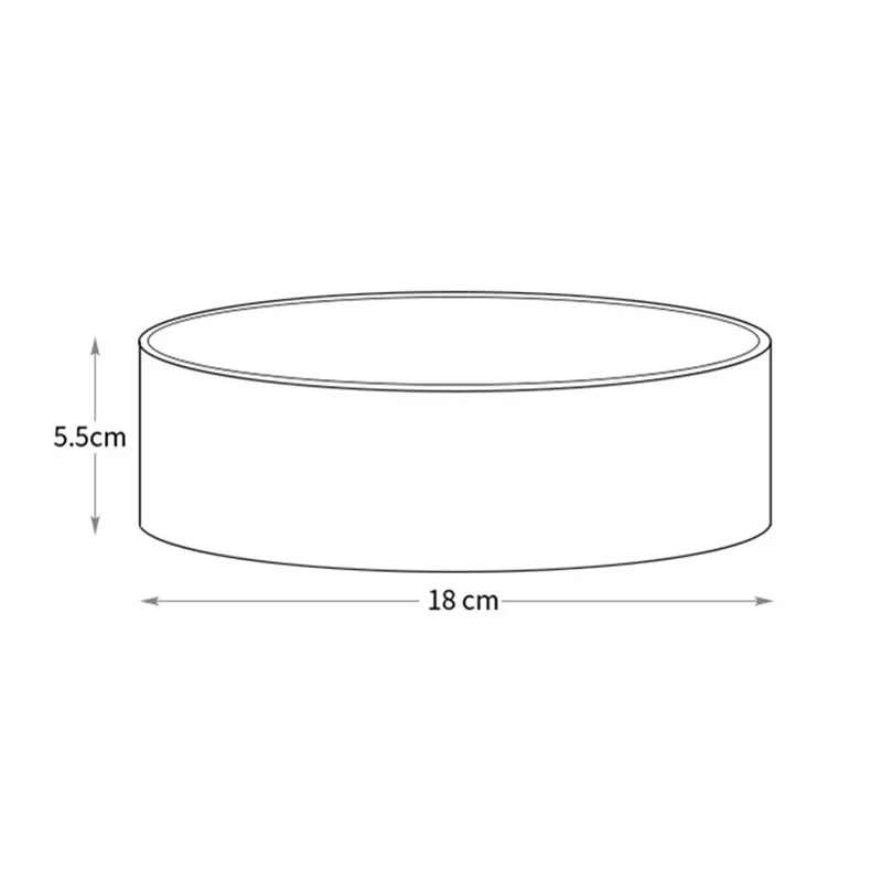 7 дюймов углерода Сталь антипригарное покрытие круглая форма для торта Форма