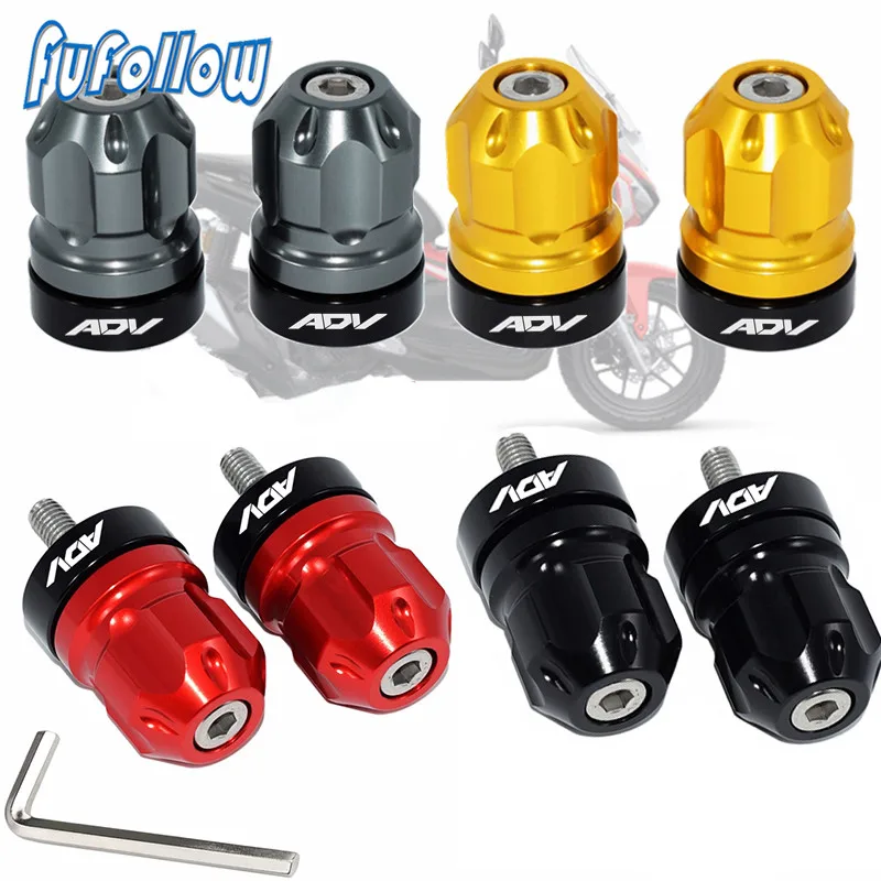 

Motorcycle accessories For HONDA ADV 150 ADV150 All Years CNC Balanced Handlebar Counterweight Plug Slider Handle Bar Ends Grips
