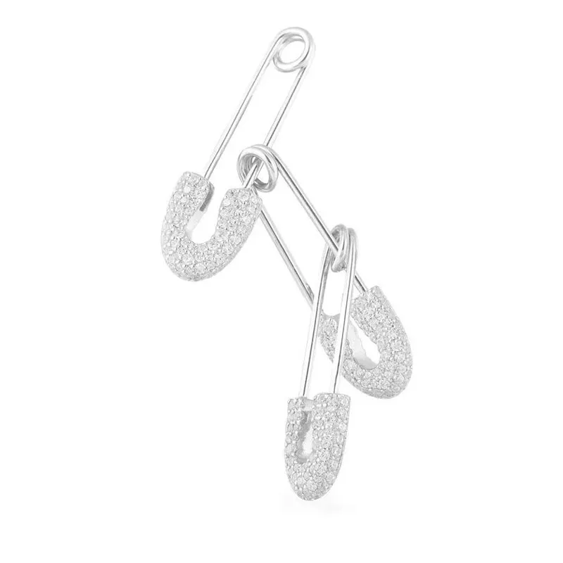 Женские серьги из серебра 925 пробы с фианитом | Украшения и аксессуары