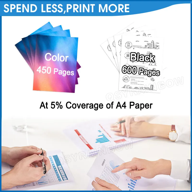 Совместимый сменный картридж QSYRAINBOW 302XL для HP 302 XL чернильный принтера hp Deskjet 3630 1110