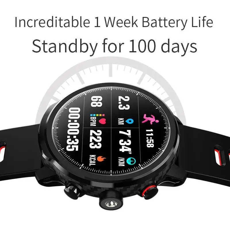 L5 smart bracelet waterproof pedometer heart rate sleep monitoring wireless sports watch | Электроника