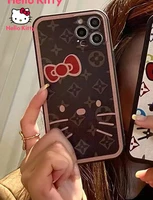 hello kitty for iphone 78pxxrxsxsmax1112pro12mini kawaii leather cartoon simple couple mobile phone case