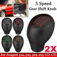21pcs 5 speed gear shift knob lever plastic fit for peugeot 504 505 309 205 gti cti