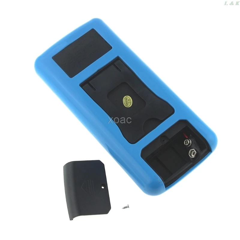 Цифровой синий мультиметр с ЖК-дисплеем электрический ручной тестер измеритель