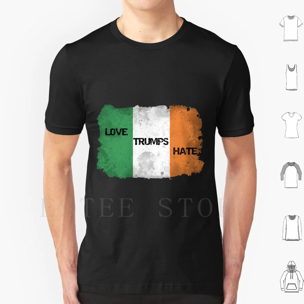 Love Trumps Hate-Трамп посетит Ирландию в июне 2019 года-футболка с ирландским откликом