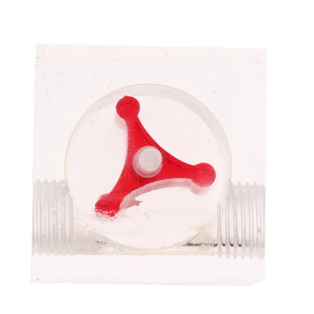 Водный крутой расходомер акриловый G1/4 резьбовой индикатор потока 2 Ways Square|Кулеры