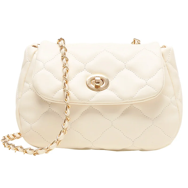 

Cloud summer small bag female Mini Korean new Lingge chain bag