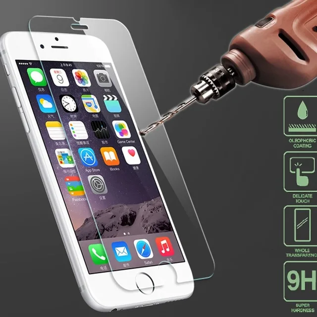 9H закаленное стекло для iPhone 7 Plus 6 S 5S 5 SE 5C 4S 4 iPod Touch защита экрана Взрывозащищенная