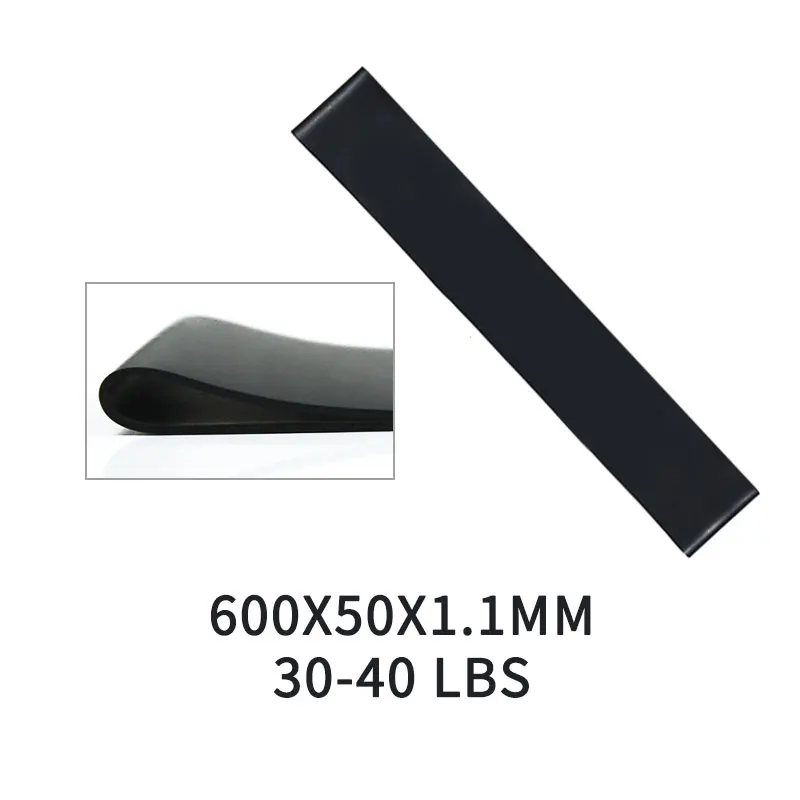 600x50x1.1mm XC 5 уровневые Эспандеры, разработанные для мужчин, эластичные резинки для йоги, пилатеса, 10-50LBS, эластичные резинки для фитнеса, тренировки, оборудование для мужчин t - Цвет: 600x50x1.1mm