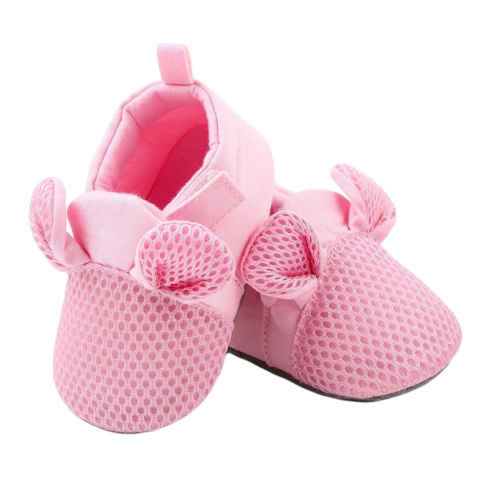 

Детская дышащая сетчатая обувь для первых шагов; Милая Повседневная Удобная нескользящая обувь с мягкой подошвой для мальчиков и девочек