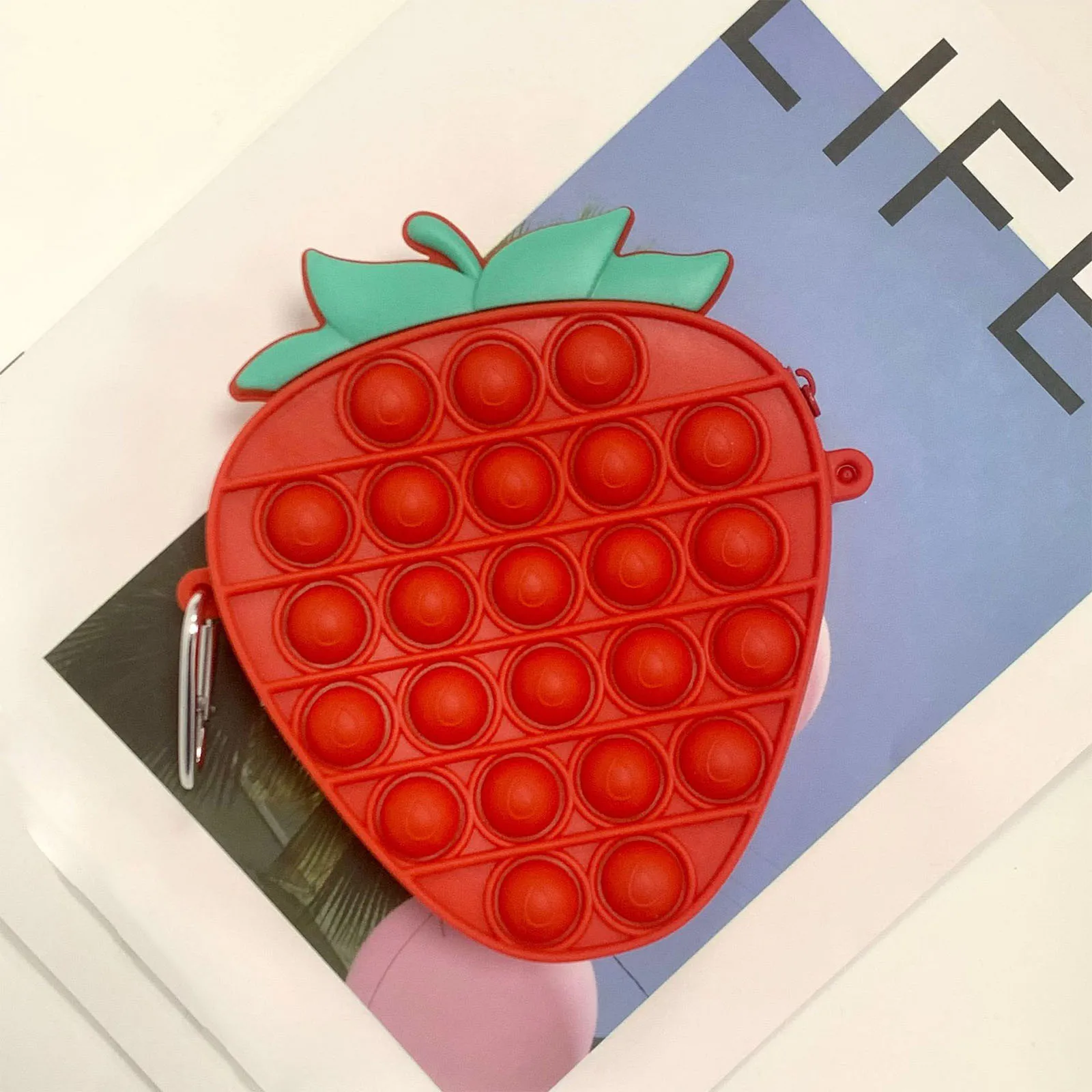 Милые сумки через плечо Popet 2 в 1 модная сумка милые пузырьки игрушки из