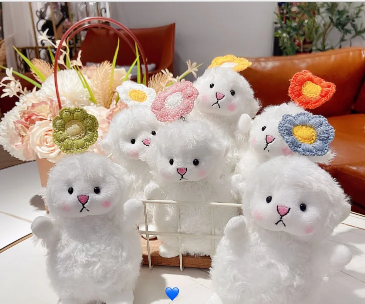 

Creative Cute Sheep Plush Keychain Toys Fashion Stuffed Animal Plush Keychain Kids Best Gift Lovely Plush Doll Keyring 2020