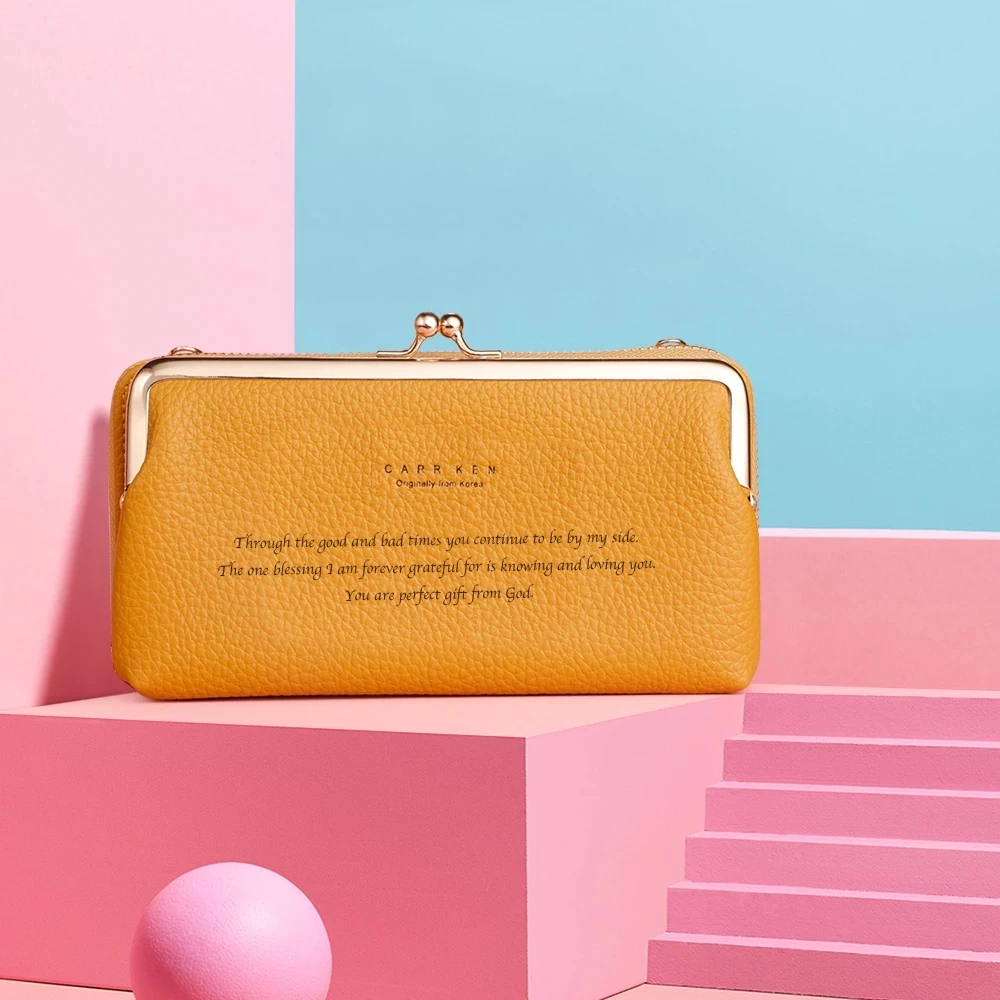 Custom Photo wallet Engraved Crossbody Bag Phone Bag Fashion PU Lychee Pattern Diagonal Shoulder Small Bag Women's Long Wallet