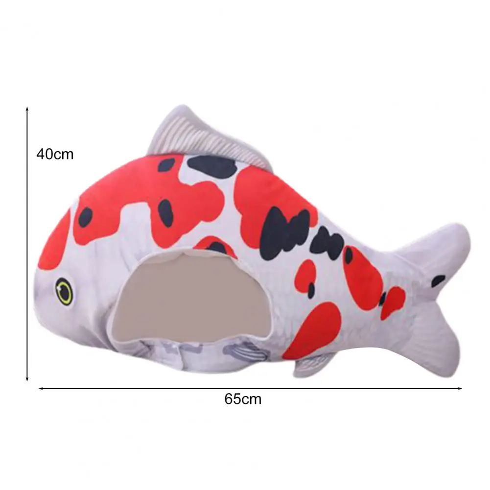 Головной убор в виде милой золотой рыбки без наполнения приятные для кожи