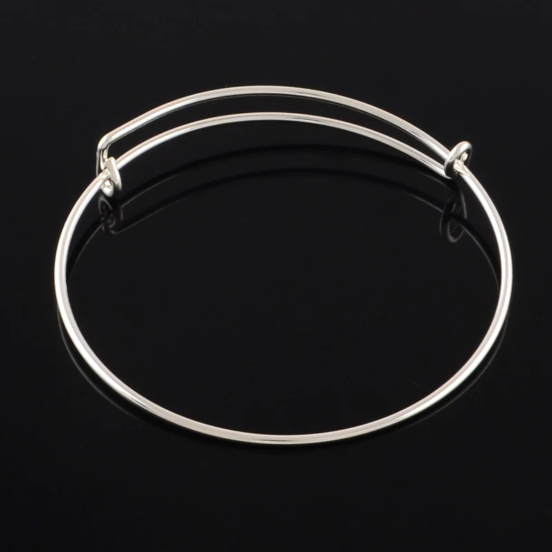 100 шт простой Регулируемый железный браслет расширяемые браслеты женский как