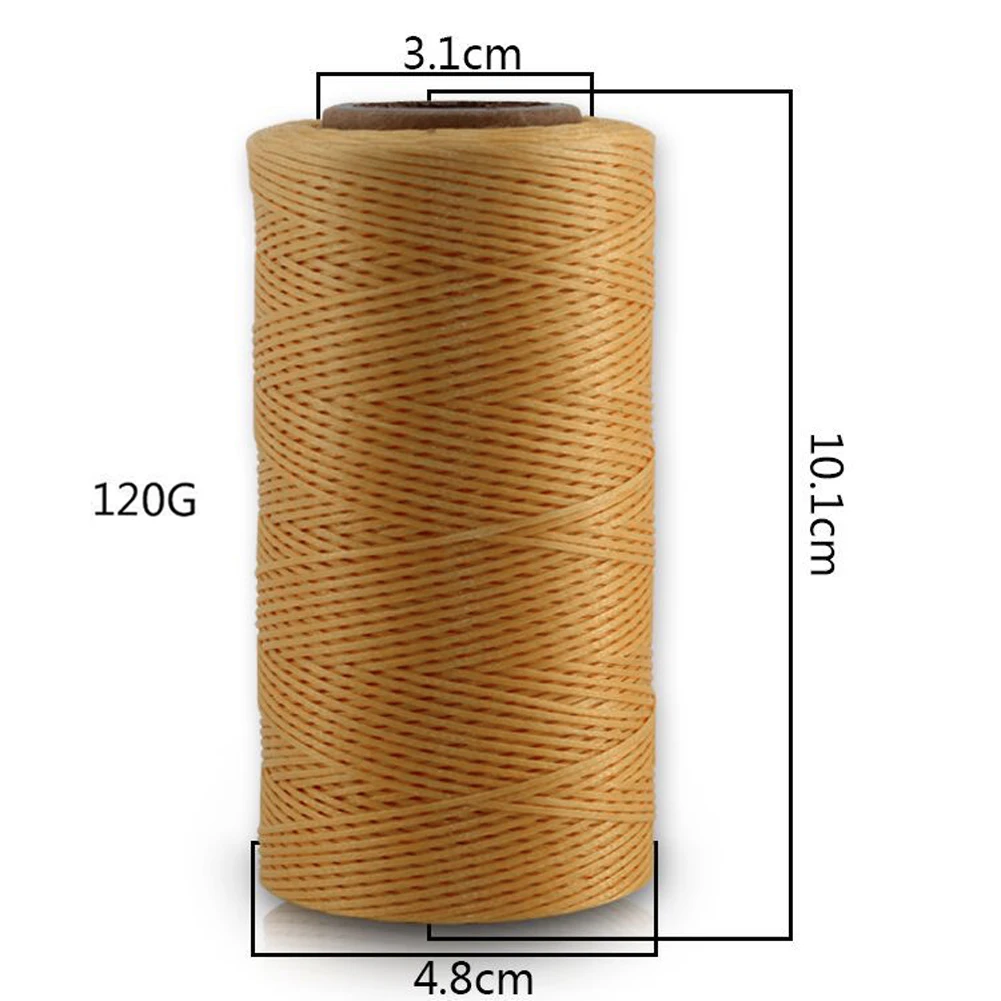 Прочный 260 метров 1 мм 150D кожаный вощеный шнур для DIY инструмент рукоделия ручная