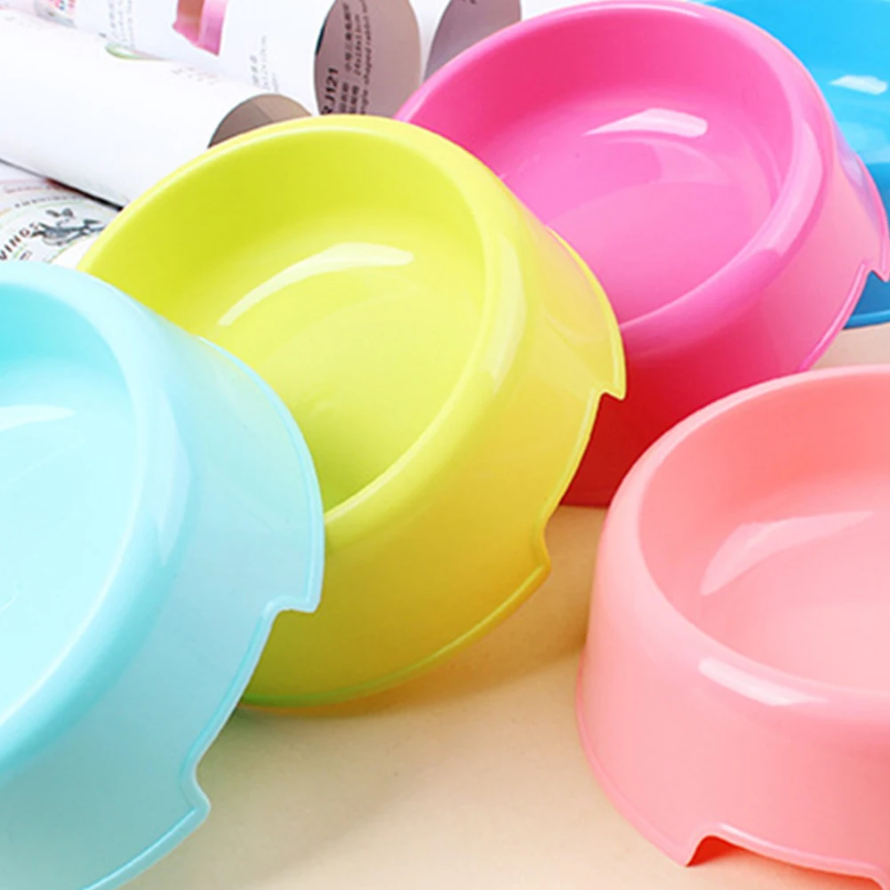 Пластиковая миска для собак дорожная кошек и зеркальная еды домашних животных