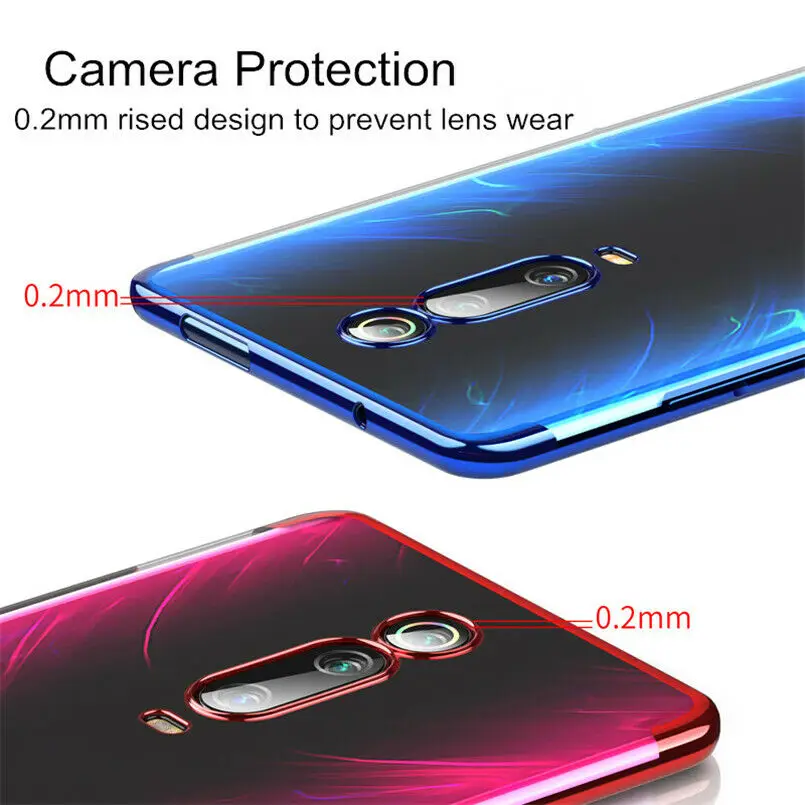 Прозрачный силиконовый чехол для телефона XIAOMI MI CC9 E 9 8 Lite A3 Redmi K20 Pro 7A 6A Note 6 7 5