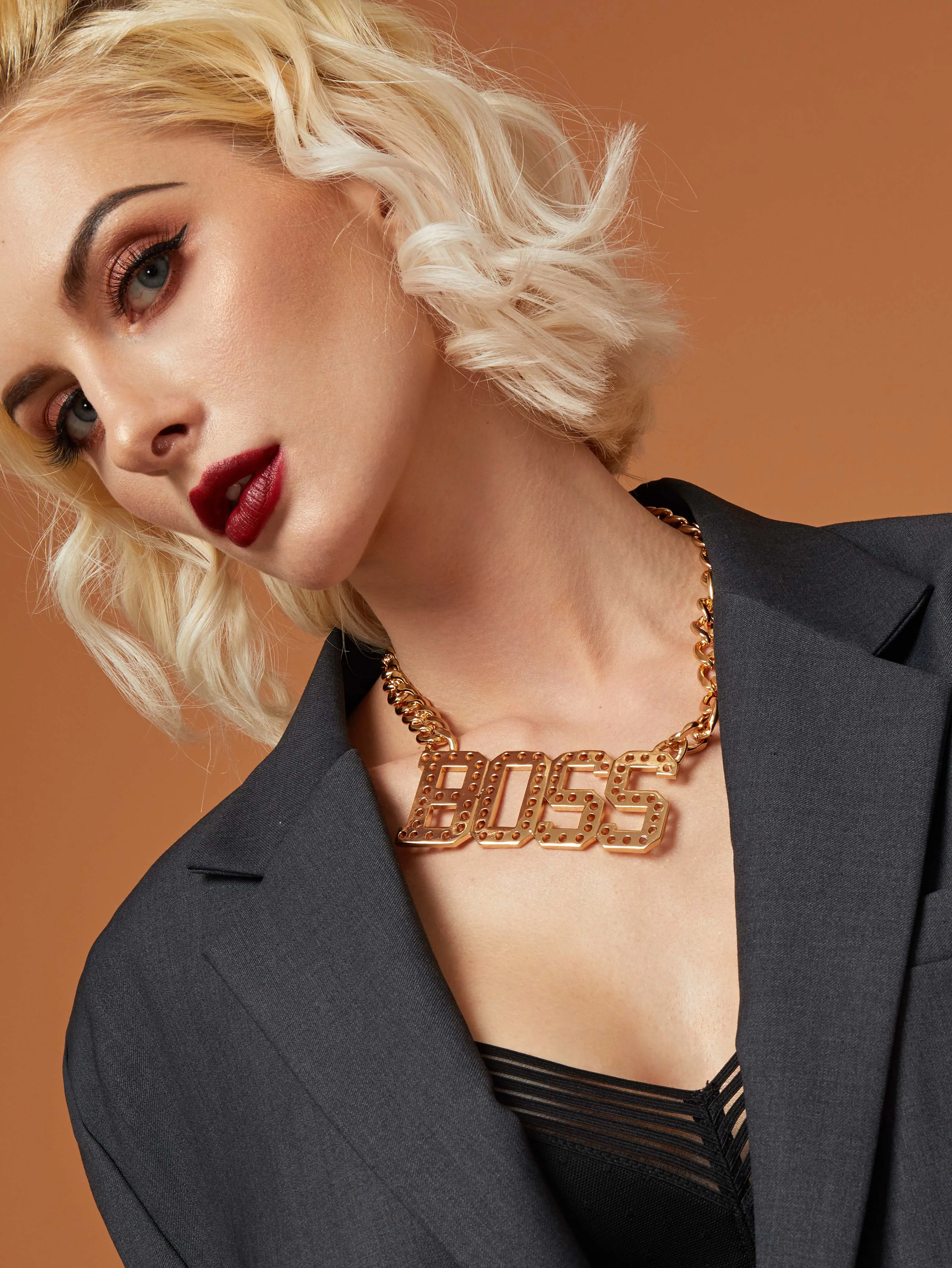 Ожерелье с полым кулоном в стиле панк для мужчин и женщин|chain necklace|fashion necklacenecklace