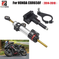 for honda cbr650f cnc steering damper stabilizer w bracket set saftety control 2014 2019 anodized aluminum motorcycle part