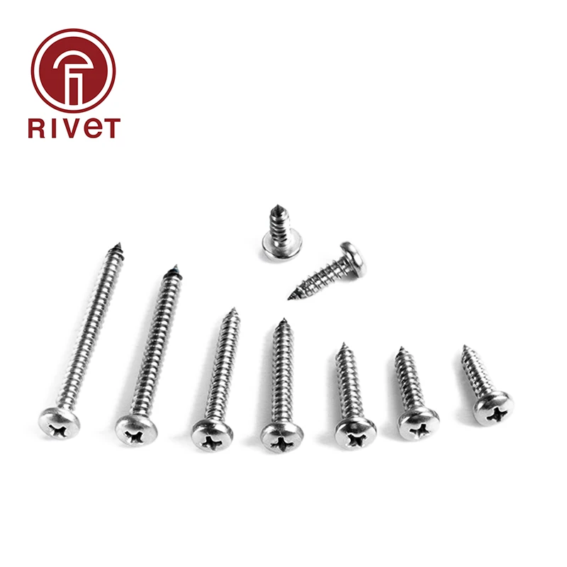 Винт Самонарезающий с крестообразной головкой из нержавеющей стали 304 дюйма GB845