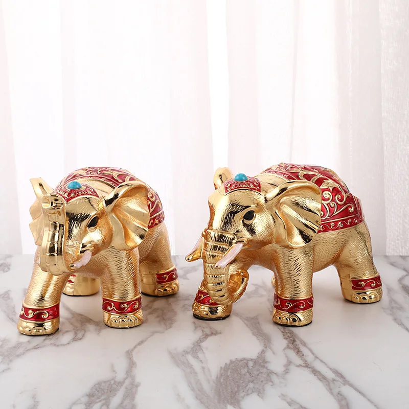 

Creative Elephant Ashtray Household Ornaments Smoking Ash Jars Practical Office Cigarette Butt Container Table Decoration