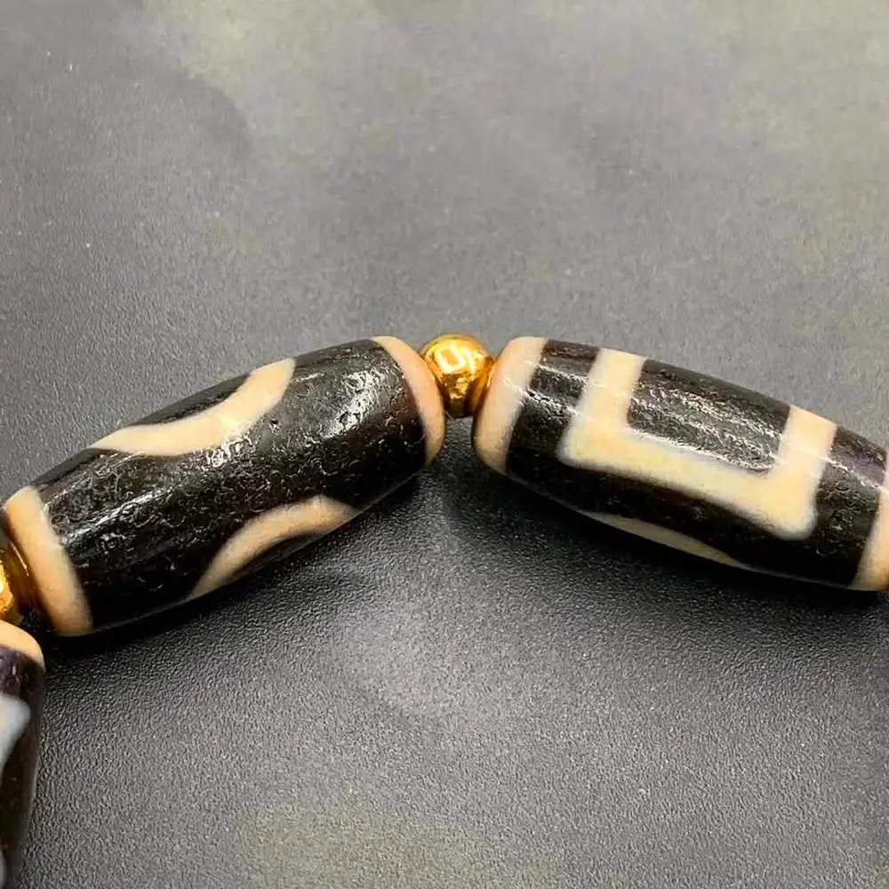 Tibetan Agate DZI High Quality Heaven&ampEarth 2/3 Eyes Aquarius Totem Pattern Bead Bracelet men&ampwomen jewelry Free Shipping | Украшения