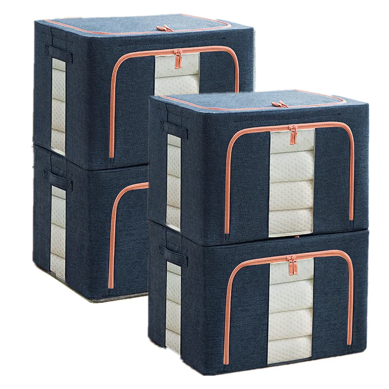 Коробка для хранения одежды из хлопка и конопли приемник одеял коробка ткани