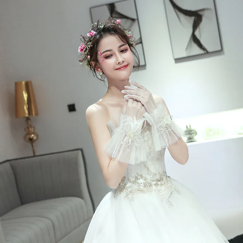 Искусственное давление zou перо относится к коротким кружевным свадебным