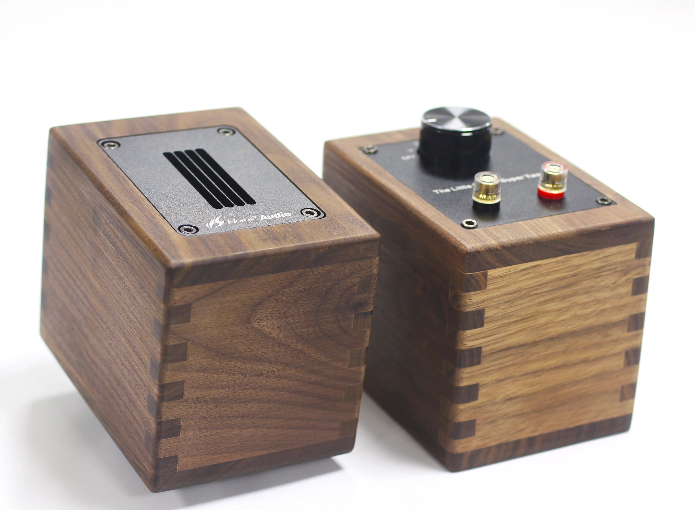 

S-021 Black walnut solid wood external fever audio aluminum belt type super tweeter